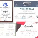 Дипломы и сертификаты пластического хирурга Скворцова Дмитрия Сергеевича