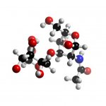 Hyaluronic acid formula - spatial model