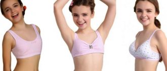 Bras for girls 12-14 years old. Photos, sizes, how to choose 