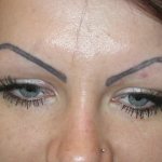 Unsuccessful eyebrow tattoo. Photos before and after, how to fix it with and without shading 