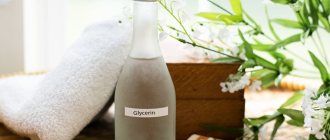Useful properties of glycerin and scope of application
